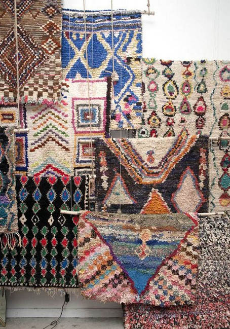 boucherouite- wełniane dywany z Maroka